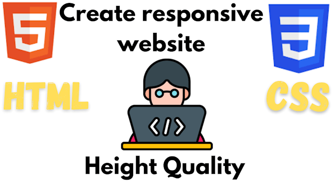Design a responsive website html and css by Otmaneweb | Fiverr