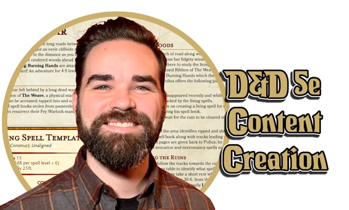 write your dnd 5e character, one shot, or campaign content