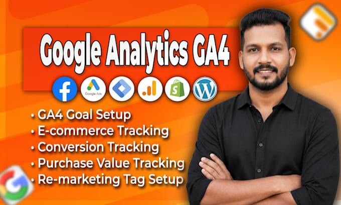 fix or setup google analytics 4, ga4 ecommerce tracking and conversion tracking