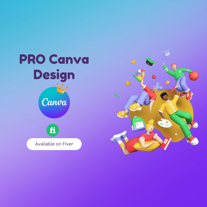 Let you create canva template with a no extra charge by Nicasudama2001