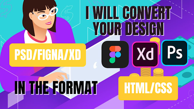 Convert your design to html css javascript by Lucaszebre | Fiverr