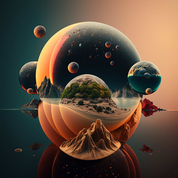 Make art using ai by Wesershmit Fiverr