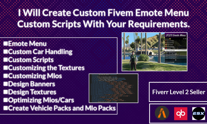 Create Custom Fivem Emote Menu Custom Scripts With Your Requirements By