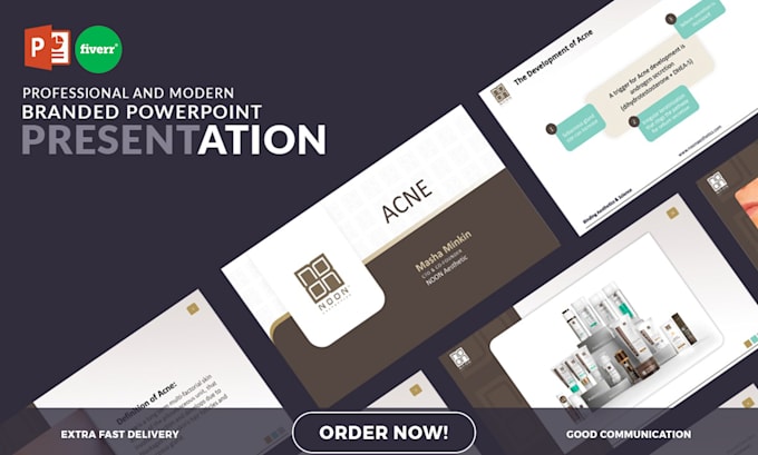 create a professional powerpoint and animated  presentation