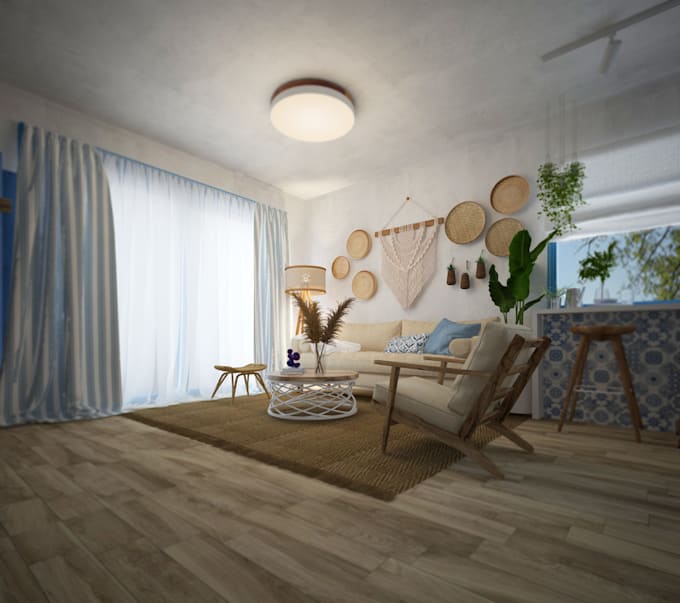 do an interior design for your house, office or shop