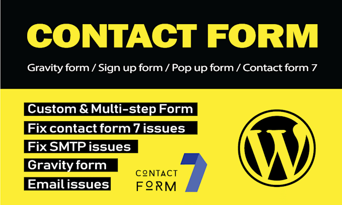 set up gravity form or contact form or pop up for wordpress website