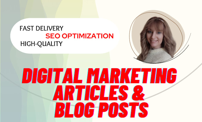 write digital marketing articles and blog posts