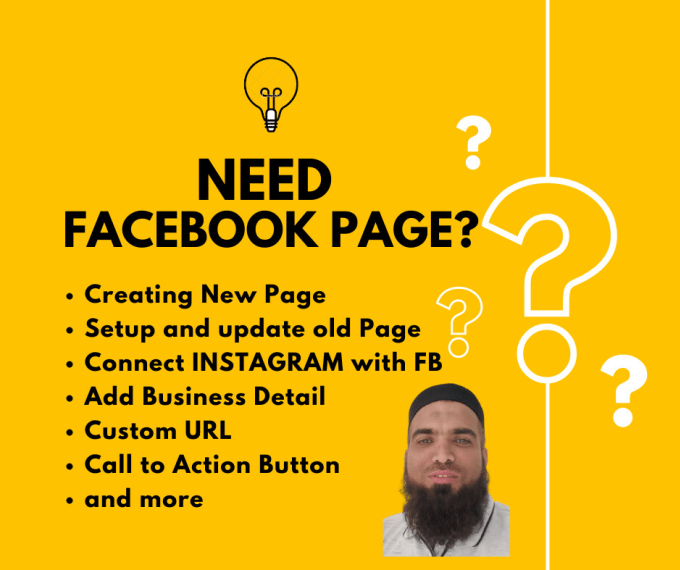 Do facebook business page setup and create instagram profile by