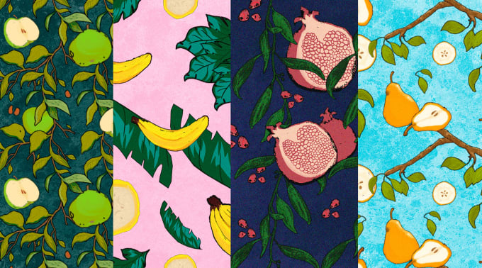 Design vector, editable, seamless, print ready patterns by ...