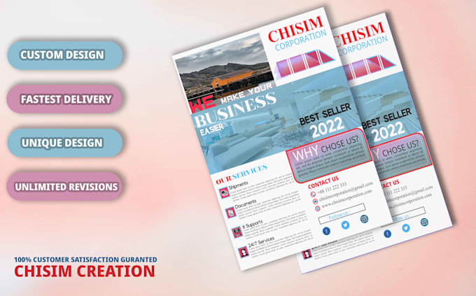 do modern business flyer