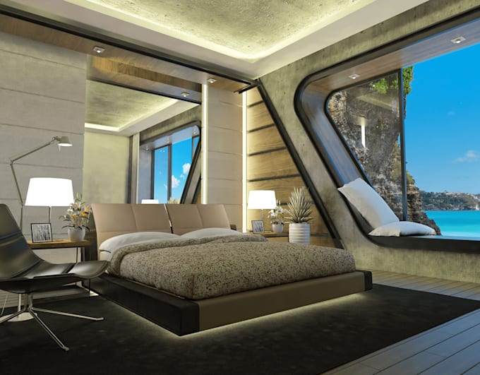 Create exterior rendering and perspectives by Ourdailyred_ | Fiverr