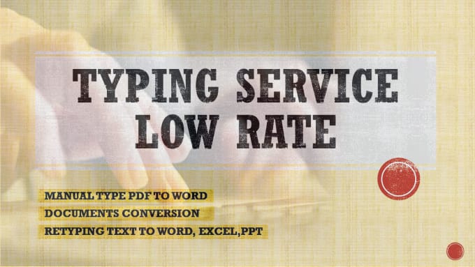 manual type text image pdf to word