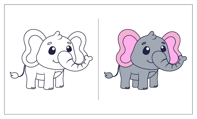 vector line art, line drawing from your image