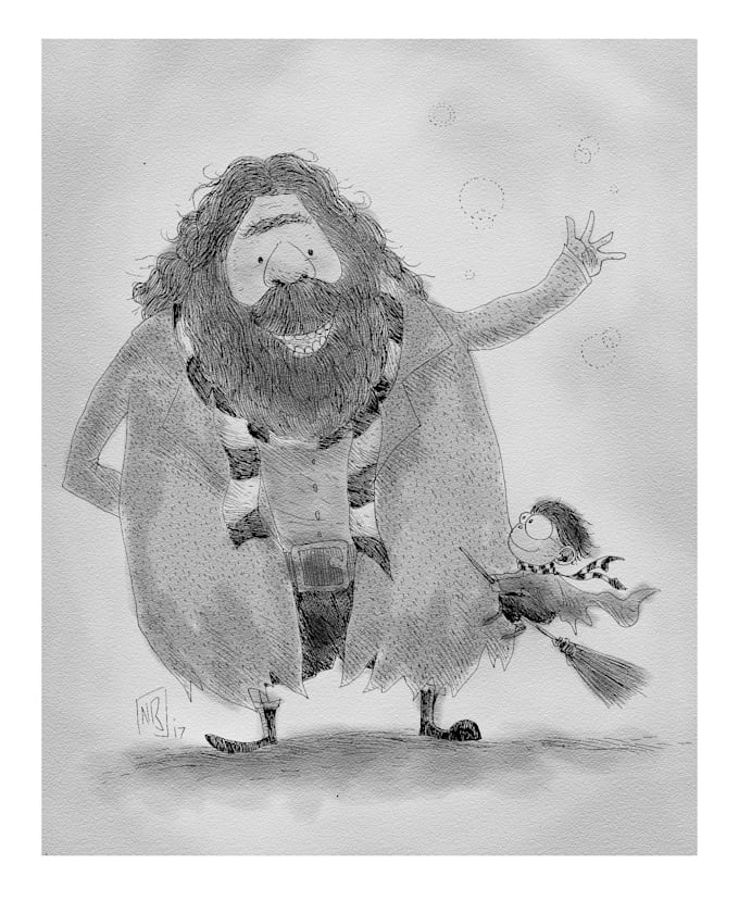 Draw black and white cartoons by Onintheartist Fiverr