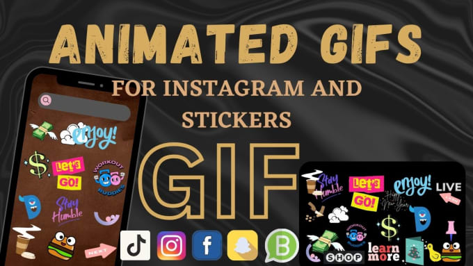 Create brand sticker gif animation instagram stickers giphy stickers by ...