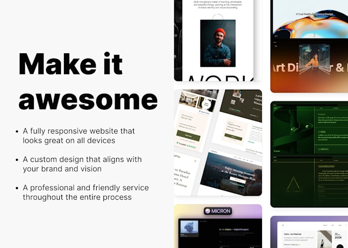 Design and deploy a fully responsive website by Rendrworks | Fiverr