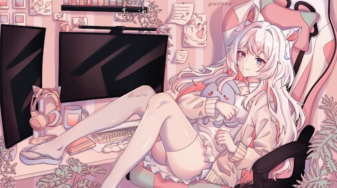 draw an amazing anime art illustration for you
