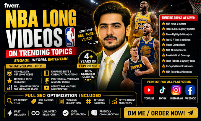 edit nba long videos on trending topics