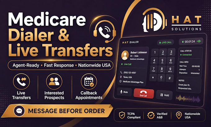 generate qualified medicare leads and live transfers
