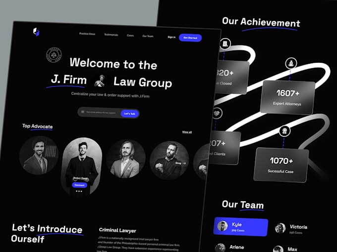 create wordpress website for consulting company