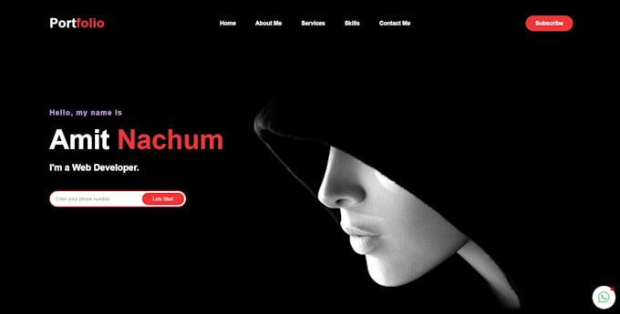 develop a responsive website for you by using clean HTML, CSS, js code