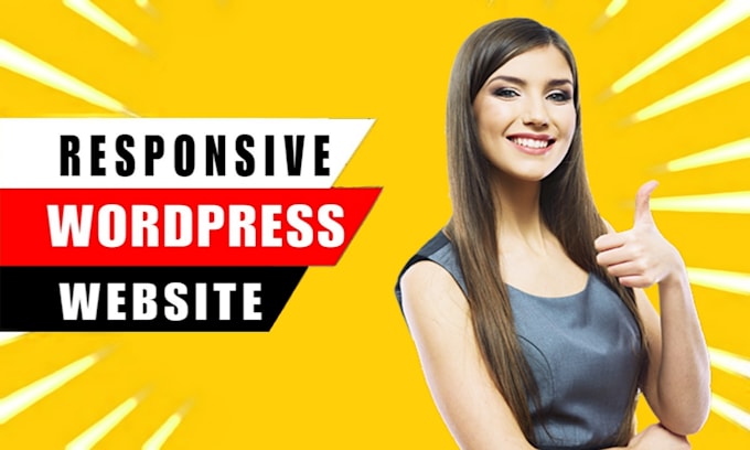 design a responsive wordpress website with professional UI and SEO setup