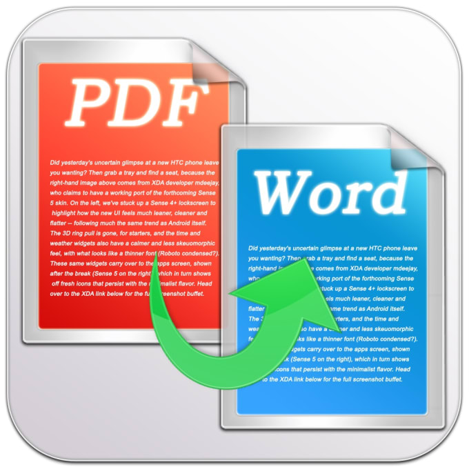 convert pdf to text in word