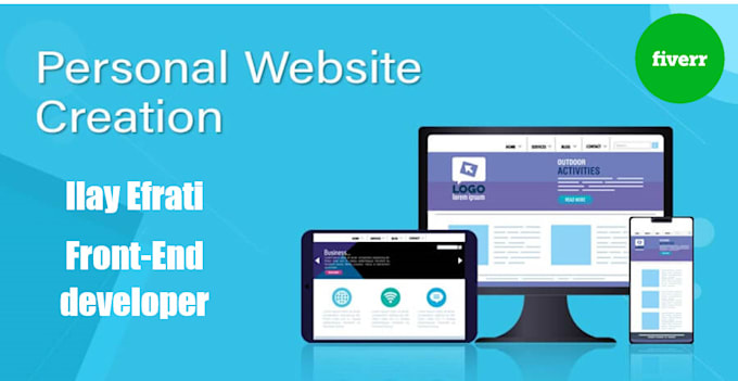 Be your front end developer with html css and javascript by Ilayefrati ...