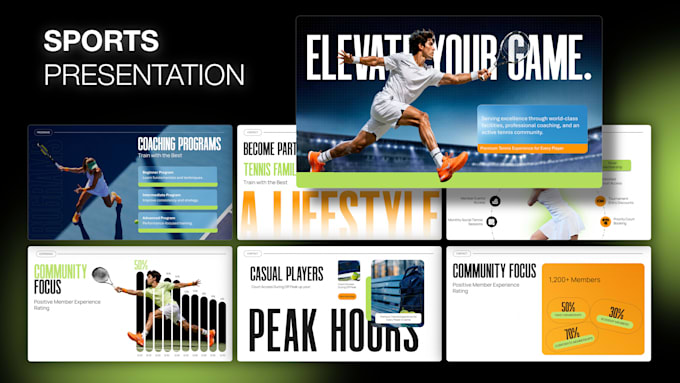 design modern powerpoint presentation and animated presentation