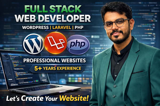 create website php laravel codeigniter
