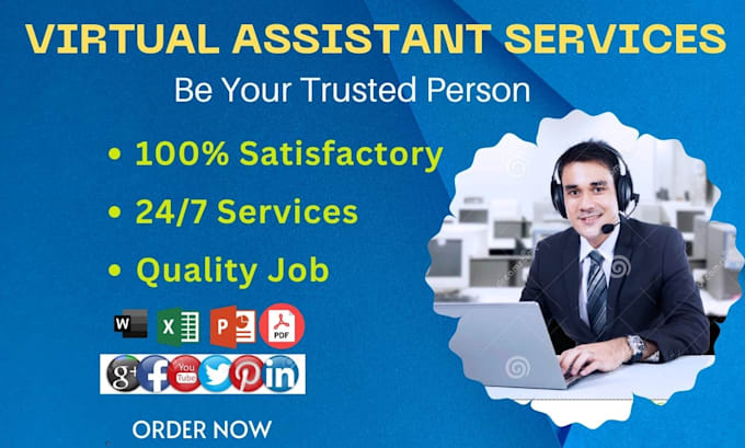 be virtual assistant for web research, email listing, b2b linkedin lead