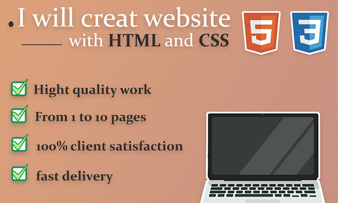 Create responsive professional website using html and css by Mo_cherrad ...