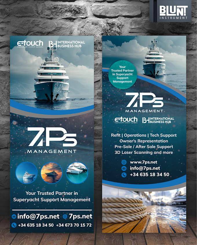 create a beautiful pull up banner