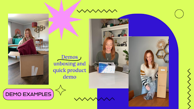 create an unboxing or demo video