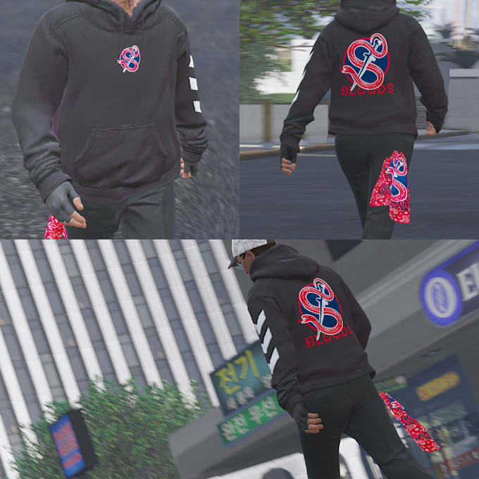 Custom design any fivem clothing with detail by Gilangdhano Fiverr