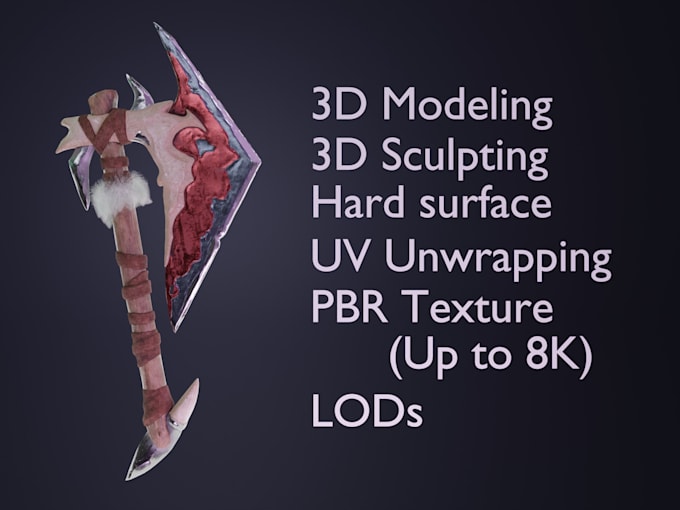 create a stylized 3d game assets and weapons