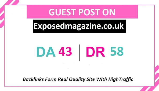 publish guest post on UK real blogs DR 58