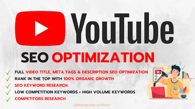 write SEO title, description and tags for your youtube video