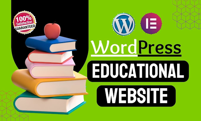 build an educational website with wordpress for you