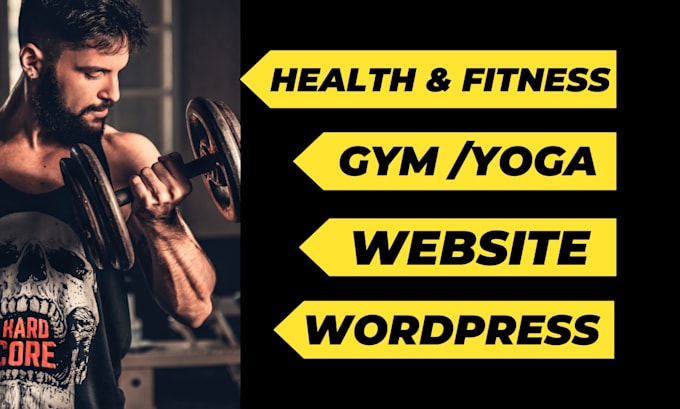 build health and fitness, yoga, gym website on wordpress