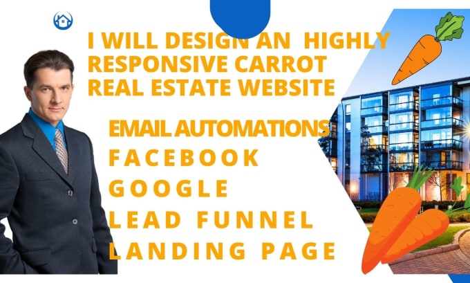 Design an highly responsive investor carrot website with seo by