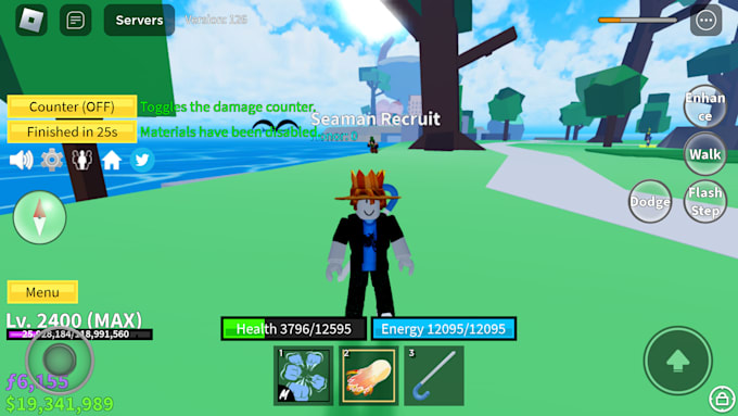 make a custommade bloxfruits account for you