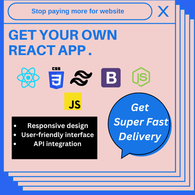 Build a custom web application using react js by Pankaj_up | Fiverr