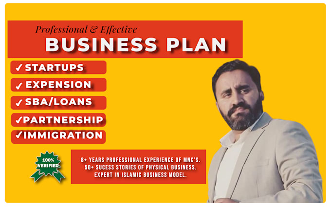 write complete business plan for your startups, expansions