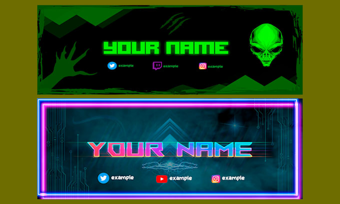 Design an amazing banner for your channel by Carlose_designs | Fiverr