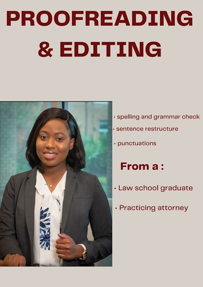 proofread and edit your writing