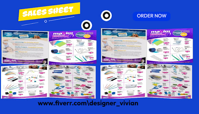 design sales sheet, one pager, brochure, sell sheet, catalog, product, leaflet