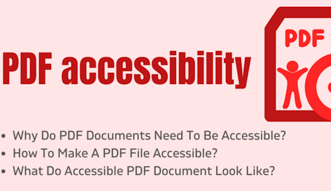 check document accessibility PDF remediation wcag  tagging
