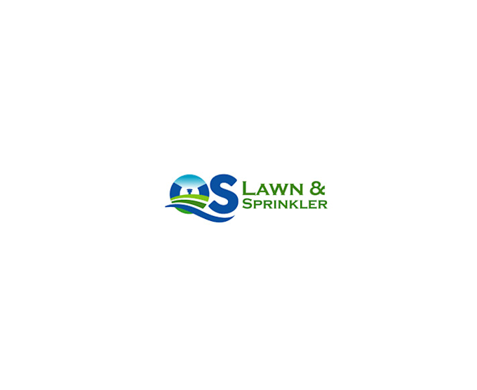 design acknowledged and trusted lawn sprinkler logo