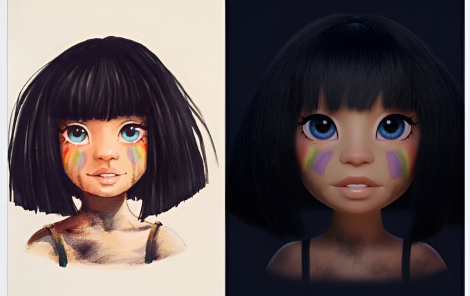 Create Stylish Cartoon Realistic 3d Character Model For Game Animation By Marcmasond Fiverr